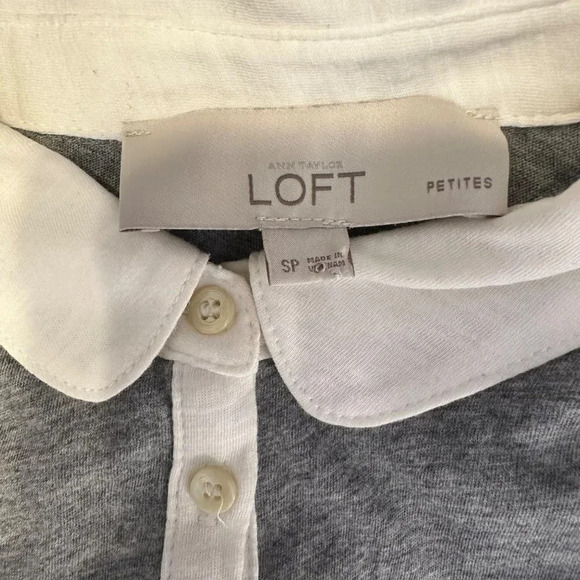 Ann Taylor LOFT Button‎ Up Cotton Shirt - Picture 4 of 5
